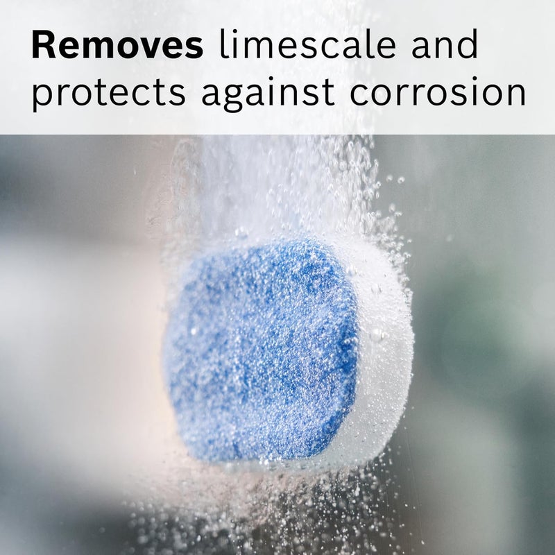 BOSCH Original TCZ8002US Descaling Tablets, 3 Tablets Per Pack, 2-in-1 Eliminates Limescale and Protects Against Corrosion VeroCafe Fully Automatic Espresso Machines - Image 2